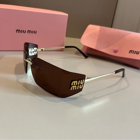 Miu Miu Brown Sunglasses main image 5